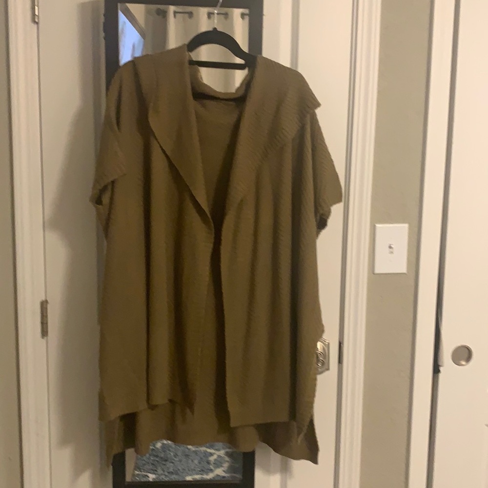 Chic drape sweater